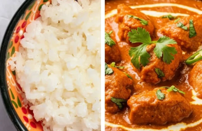 Butter Chicken Bonless with Rice 1 Pound