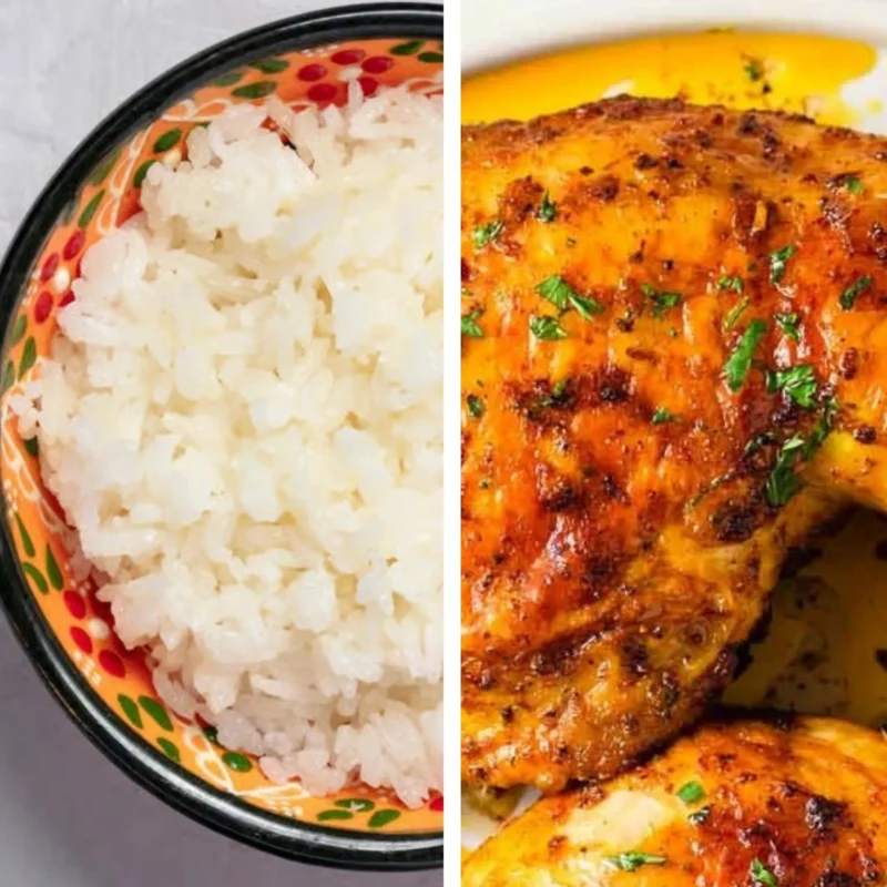 Grilled Chicken 1 Pcs Leg with Rice