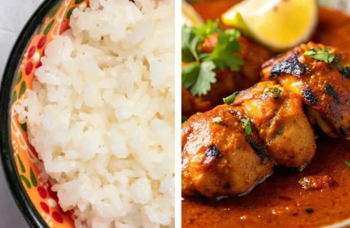 Chicken Tikka Karahi With Rice 1/2 Pound