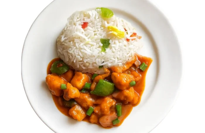 Fried Rice with Manchurian