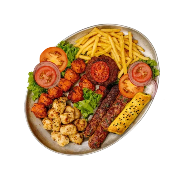 Mix Grill Platter with Fries