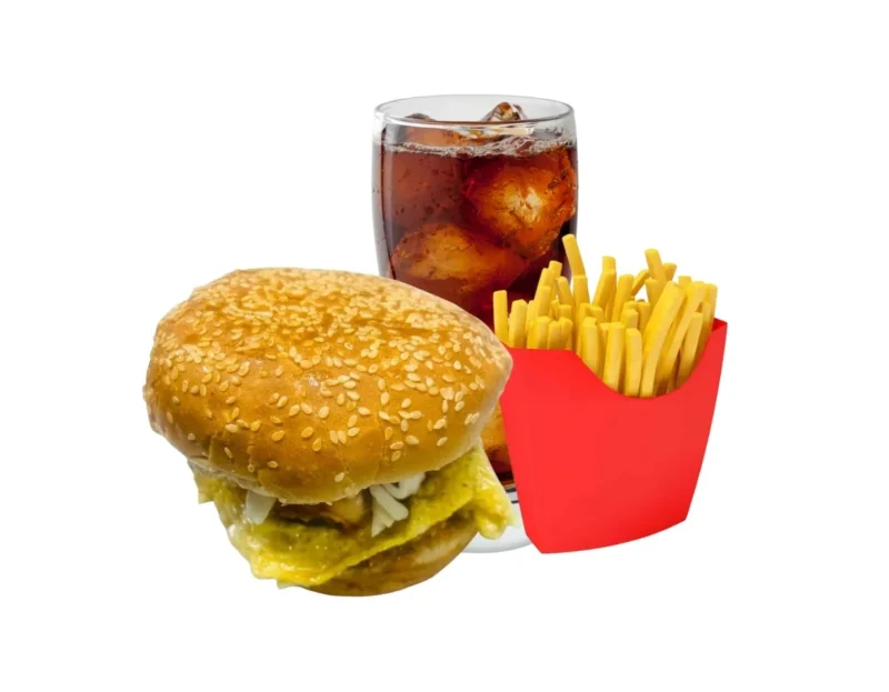 Egg Burger Combo