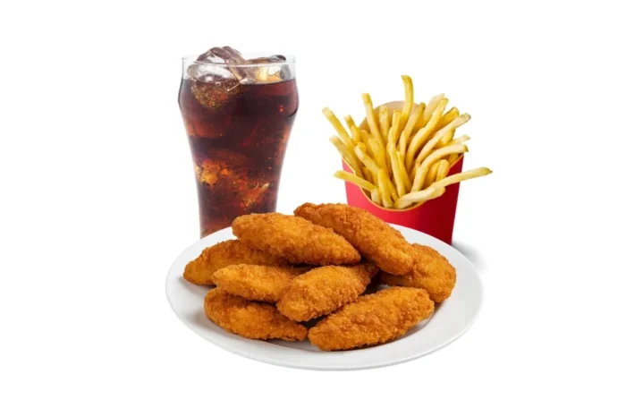 Chicken Nuggets Combo with Fries and Drink 4 Pcs