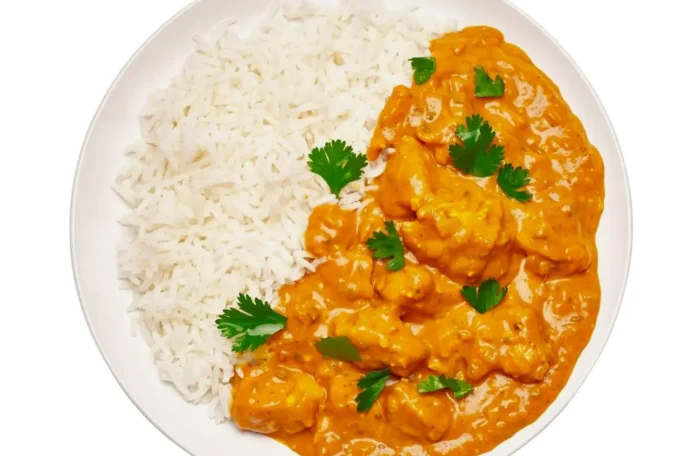 White Rice with Chicken Gravy