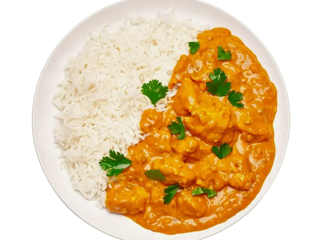 White Rice with Chicken Gravy